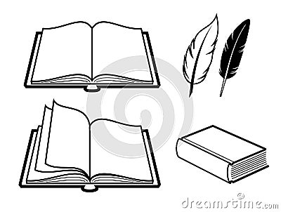 Book icon Vector Illustration