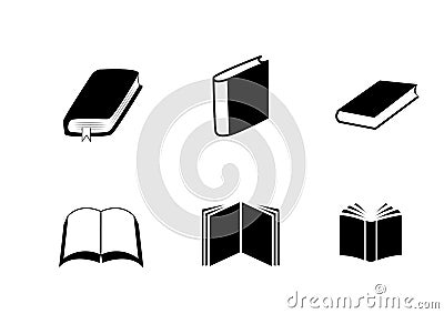 Book icons Stock Photo