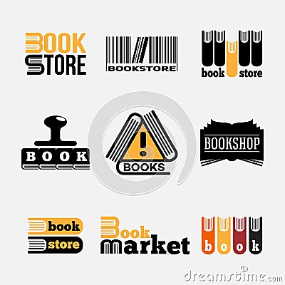 Book logos Vector Illustration