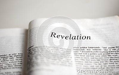 Book of Revelation Stock Photo