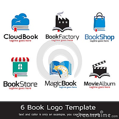 Book Store Logo Template Design Vector Vector Illustration