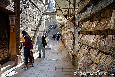 Book trading galleries Editorial Stock Photo