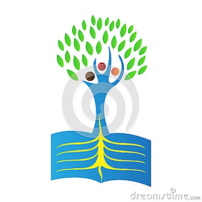 Book tree Vector Illustration