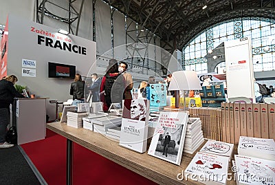 Book World Prague 2021 - 26rd International Book Fair and Literary Festival Editorial Stock Photo