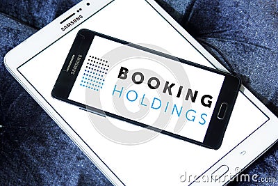 Booking Holdings company logo Editorial Stock Photo