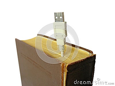 Bookmark in the book Stock Photo