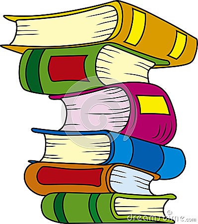 Books Vector Illustration