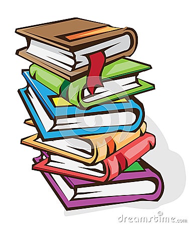 Books Cartoon Illustration