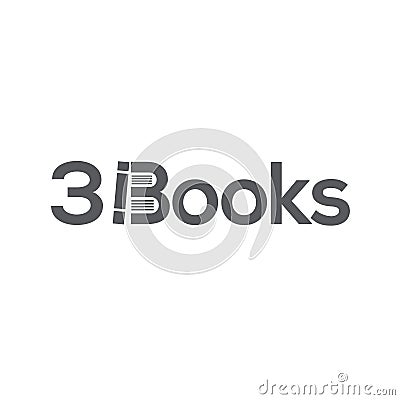 Books logo template Stock Photo