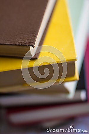 Books and textbook Stock Photo