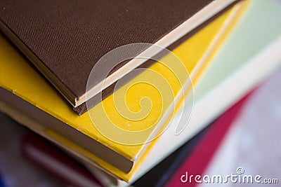 Books and textbook Stock Photo