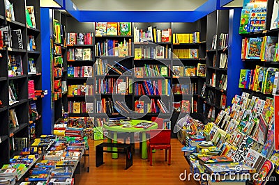 Bookstore Editorial Stock Photo