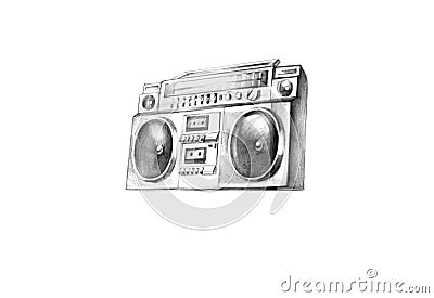 Boom box Stock Photo