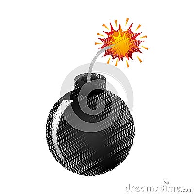 Boom explosive pop art style Vector Illustration