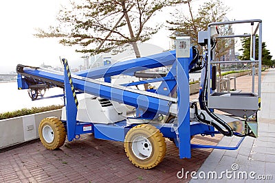 Boom Lift Stock Photo