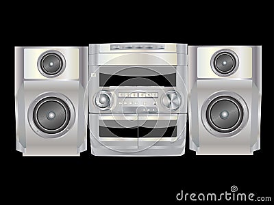 Boombox Vector Illustration