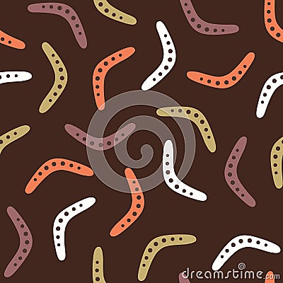 Boomerang pattern Vector Illustration