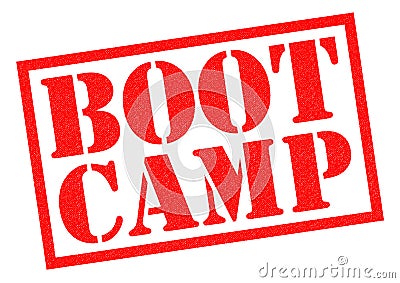 BOOT CAMP Stock Photo