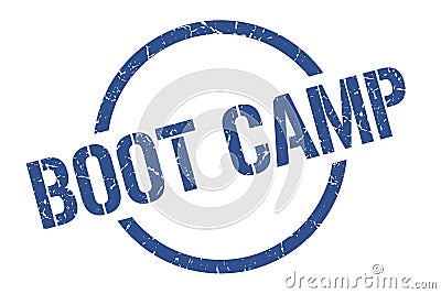 boot camp stamp Vector Illustration