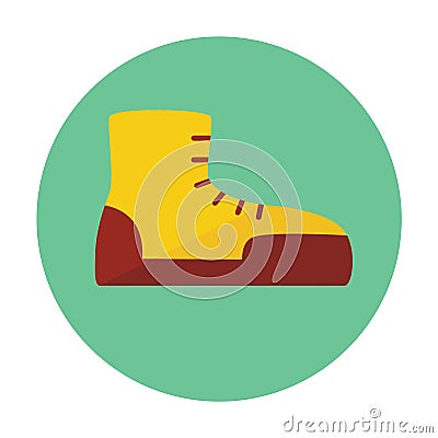 Boot outline icon Vector Illustration