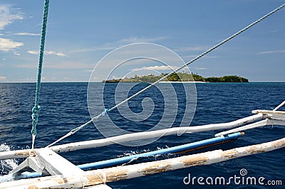 Island hopping in Western Visayas. Boracay island. Philippines Stock Photo