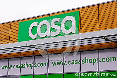 Bordeaux , Aquitaine / France - 02 20 2020 : casa logo sign shop house home decoration brand Store casashop Editorial Stock Photo