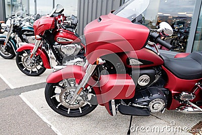 Bordeaux , Aquitaine / France - 02 02 2020 : indian several second-hand shop motorbike dealership store brand Editorial Stock Photo