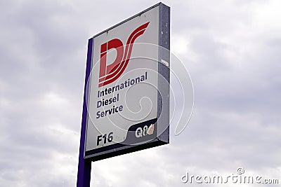 Bordeaux , Aquitaine / France - 10 27 2019 : international diesel service Kuwait Petroleum sign logo station gas Q8 brand Editorial Stock Photo