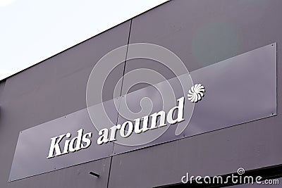 Bordeaux , Aquitaine / France - 07 02 2020 : kids around store sign logo shop clothing children trendy fashion from birth to 16 Editorial Stock Photo