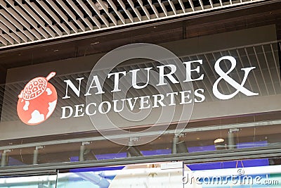 Bordeaux , Aquitaine / France - 12 04 2019 : Nature et Decouvertes logo sign store French chain of ecologist and traveler shop Editorial Stock Photo