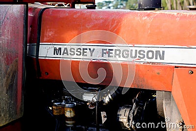 Vintage Massey Ferguson Tractor American owned major manufacturer of agricultural Editorial Stock Photo