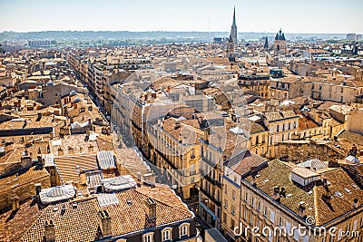 Bordeaux city in France Stock Photo