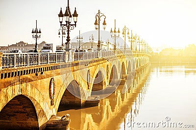 Bordeaux city in France Stock Photo