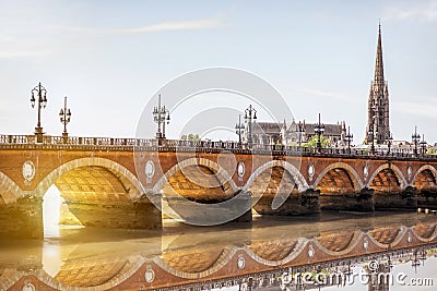 Bordeaux city in France Stock Photo