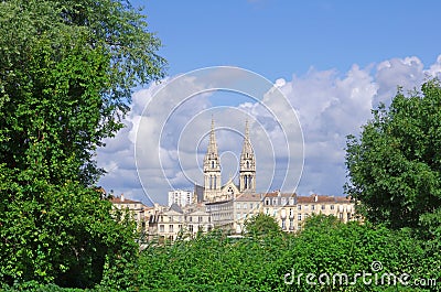 Bordeaux city Stock Photo