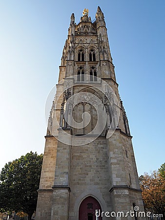 BORDEAUX, GIRONDE/FRANCE - SEPTEMBER 20 : Facade of the Tower Pe Editorial Stock Photo