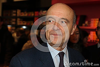 Bordeaux, Gironde, Nouvelle Aquitaine - 02 02 2019 : Alain Juppe will leave his mayoral chair in the Bordeaux town hall. He was Editorial Stock Photo