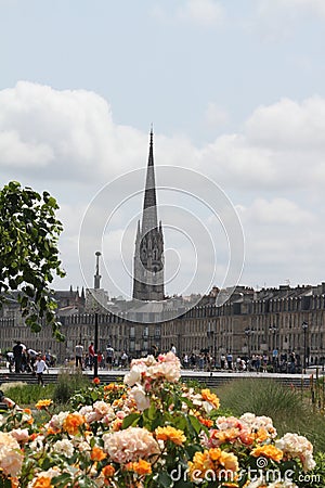 BORDEAUX PORT CITY Editorial Stock Photo