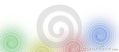 Border/Business Graphic -4 Color Graphic with copyspace Stock Photo