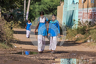 At the border with Pakistan, the welcoming and colorful people of Rajasthan Editorial Stock Photo