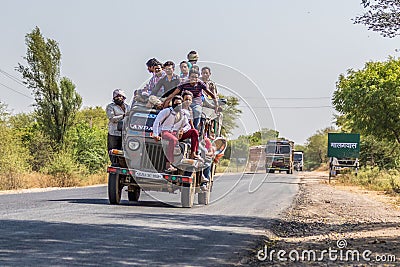 At the border with Pakistan, the welcoming and colorful people of Rajasthan Editorial Stock Photo