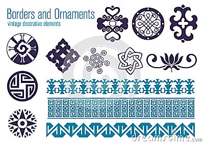 Borders and Ornaments Vector Illustration