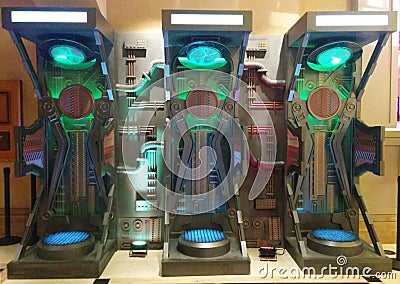 Borg alcoves at the Star Trek convention in Las Vegas Editorial Stock Photo