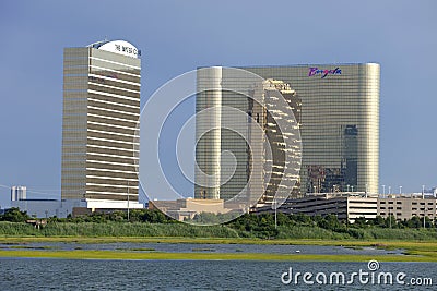 Borgata Casino & Hotel with the Water Club Editorial Stock Photo