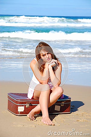 Boring holidays Stock Photo