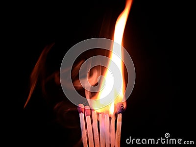 Born to burn Stock Photo