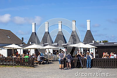 Svaneke Smokehouse on Bornholm, Denmark Editorial Stock Photo