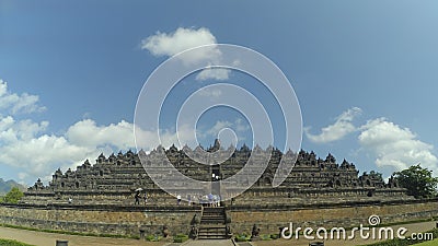 Borobudur Temple in Magelang, Central Java, Indonesia Editorial Stock Photo
