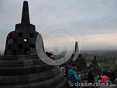 Borobudur temple in Magelang Editorial Stock Photo