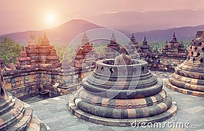 Borobudur Temple Stock Photo